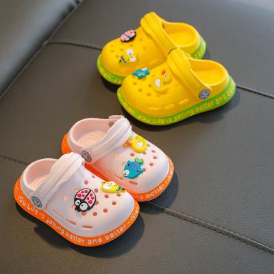 China Fashion trend slides forchildren soft slippers outside open slipper beach toe slippers unique thick unisex for sale