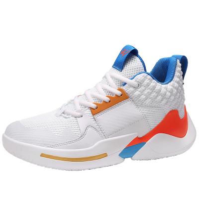 China Fashion basketball shoes anti slip durabele comfortable sport basketball shoes for sale