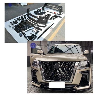 China Sleek Style For Patrol Body Kit Rise Body Kit For Patrol Y62 Sleek Style Front Bumper Rear Bumper For Patrol Y62 for sale