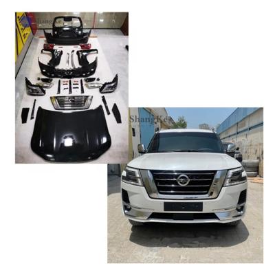 China Stylish style Patrol Y62 2012-2019 upgrade to 2020 body kit. Y62 facelift body kits.2020 patrol body kit. Old change again for sale