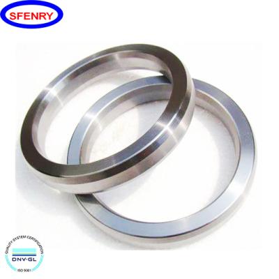 China Sfenry ASME B16.20 Soft Iron / Metal Oval Type Ring Joint RTJ Flange Compressive Strength Gasket for sale