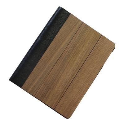 China Ideal Choice As A Gift Shenzhen Mobile Phone Wooden Flip Leather Case For Ipad Accessories 2 3 4 5 for sale