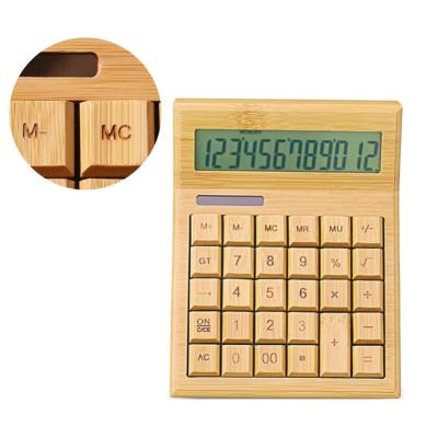 China 2017 October General Purpose New Arrival Calculator Financial Wooden Calculator With Percents for sale