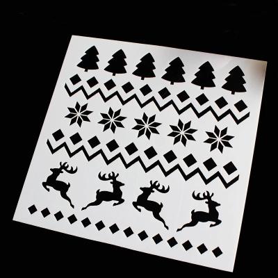 China PP/PET Painting Stencils, Spray Stencils, Christmas Template Drawing Stencils for DIY Kids Drawing for sale