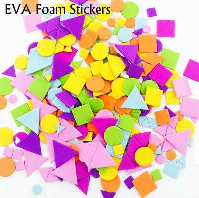 China Educational Toys EVA Shaped Stickers Mosaic Art Toy Kindergarten DIY Foam Stickers For Kids for sale