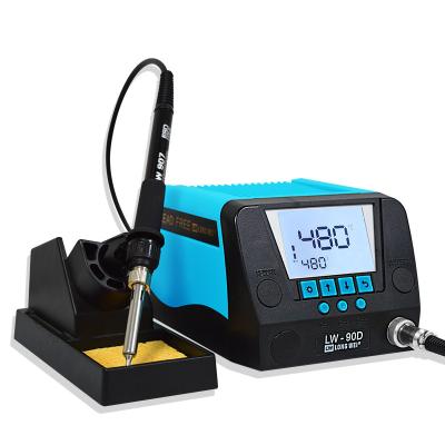 China Professional LW Temperature Hot Air Station Heat Gun Adjustable Rework Soldering Soldering Station for sale