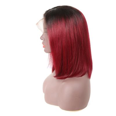 China Can Be Dyed Any Color And Short Ironed Bob Lace Front Wig, Colored Bob Wigs Human Hair Lace Front, Hd Lace Wig for sale