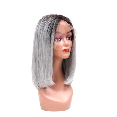 China Can Be Dyed Any Color And Wholesale 100% Ironed Hair Cuticle Aligned Colored Pink Yellow Gray Red Lace Front Wigs Brazilian Human Hair Wig for sale