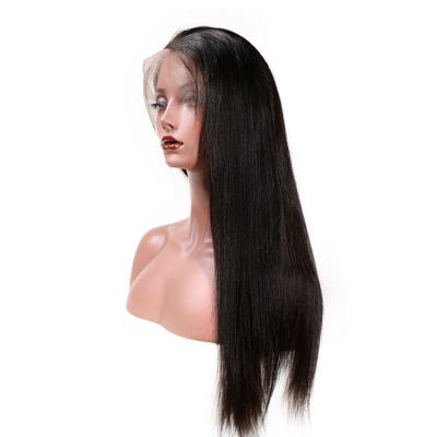 China Can be dyed any color and ironed front wig wholesale natural lace wig brazilian hair girls hair for sale