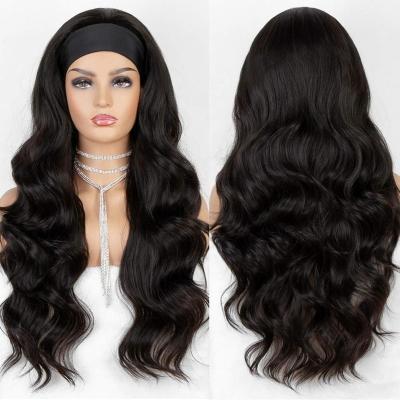 China Can Be Dyed All Color And Ironed Curly DeepWave Straight Hair Wigs Wholesale Headband Wigs,Brazilian Headband Wigs Hair For Women for sale