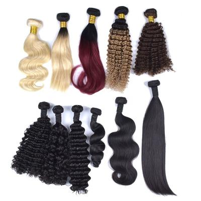 China Silky Straight Brazilian Hair Bundles 13A Straight Virgin Hair Bundle High Quality Half Wholesale Price Wholesale Price for sale