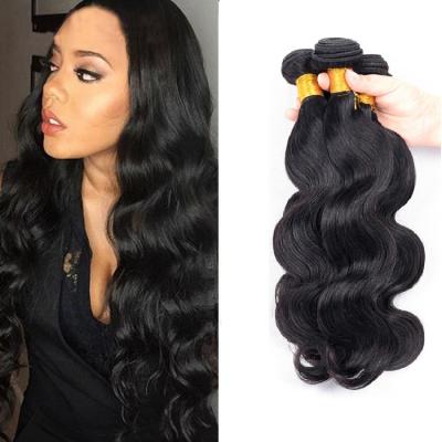 China Can Be Dyed Any Color And Full Cuticle Ironed Thick Ends Double Drawn Virgin Brazilian Hair Bundles Body Wave for sale