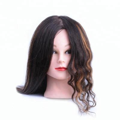 China Can be dyed any color and 100% ironed hair training doll hair head mannequin, hair on mannequin, training head mannequin for hairdresser for sale