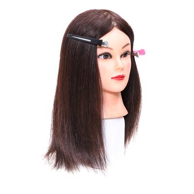 China Can Be Dyed Bleached Any Color And Ironed Cosmetology Hairdresser Hair Mannequin Mannequin Training Head Training Doll For School for sale