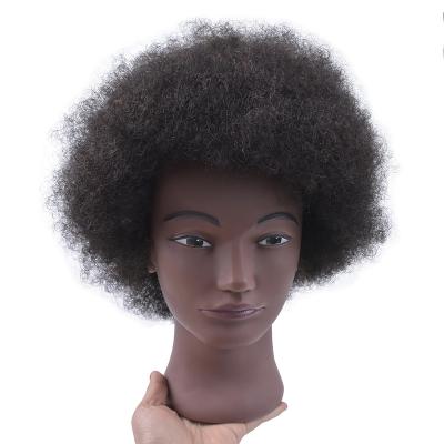 China Handsome Afro Cusmetology Mannequin Head Afro Barber Training Head Mannequin Human Hair Mannequin Wholesale Inflatable Training Mannequin for sale