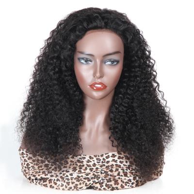 China Jerry Curl Antimi Hair Wholesale OEM HD Brazilian Hair Lace Front Wig, Jerry Curl Remy Hair For Male Swiss Free Part 13X4 Lace Headband for sale