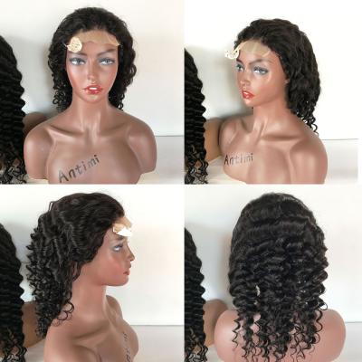 China Wholesale 100% Human Hair HD Lace Wig Deep Raw Loose Deep 5X5 Lace Top Free Wave Part Wigs Antimi Hair Free Part Wigs for sale