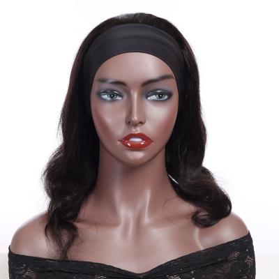 China Body Wave Antimi Hair Vendors Wholesale Cheap Machine Made Brazilian Virgin Hair Headband Wig Wigs For Black Woman for sale