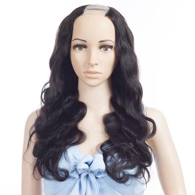 China Wholesale Body Wave 150 180 Density 100% Brazilian Human Hair Raw Hair Upart Wigs For Black Woman, Body Wave Natural Color for sale