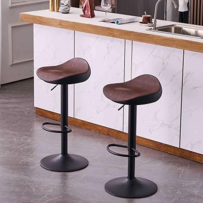 China High Sight Modern Wood Height Metal Industrial Design Bar Stool Chair For Restaurant Kitchen And Diner Bar for sale