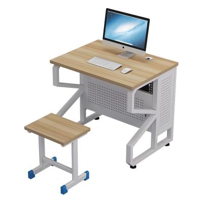 China Adjustable Computer Desk Room Training School Single (Height) Seat With Separation Micro Computer Room Back Simple Modern Computer Desk Table for sale