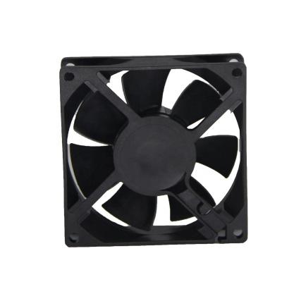 China Power Factory Direct Supply 8025 DC Socket Fan Axial DC 12V 80*80*25 80mm Power Amplifier Case Frequency Converter Fan for sale