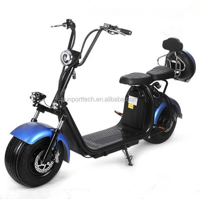 China Two batteries 2 seat mobility scooter citycoco removable Sunport electric scooter with removable battery for sale