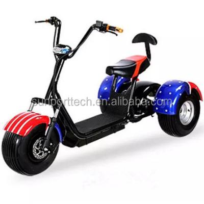 China 2017 Three Speed ​​Sunport Mini Citycoco 18*9.5 Inch 3 Wheels Electric City Scooter City Cocos Motor for sale