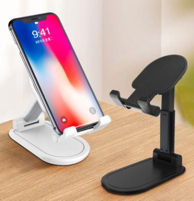 China Universal Phone Stand Chair Style Desk Folded Stand Desktop Phone Lazy Bracket Phone Holder for sale