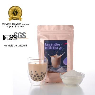 China Taiwan Drinks BOBA Store Chic Online Popular Lavender Instant Milk Tea Famous Made in Taiwan for Bubble Boba Tea for sale