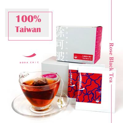 China Chic black tea tea in bags BOBA Rose Congou Original Taiwan Rose for milk tea for sale