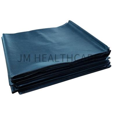 China USA Market Waterproof Tattoo Disposable Black Polypropylene Drape Sheets Waterproof Bed Sheet for sale