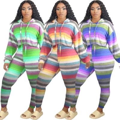 China QUICK DRY fashion printed women's two piece sets two piece sets leisure sports suit drop woman's popular clothes 2020 for sale