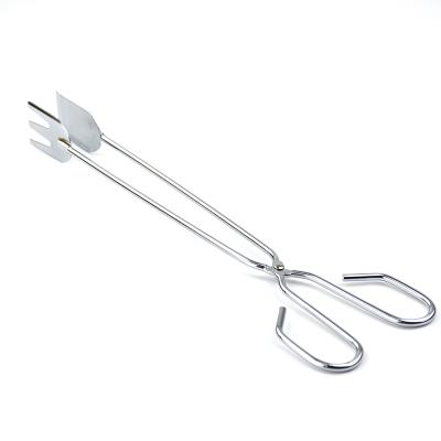 China Durable Longle Handle Outdoor BBQ Tools Charcoal Clips Food Tongs Crucible Accessories For Grill for sale