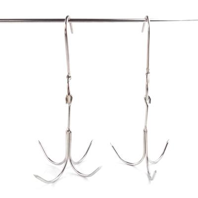 China Wholesale Multifunctional Stainless Steel Swivel Meat Hook Hooks for Hanging Meat Sausage (A007) for sale