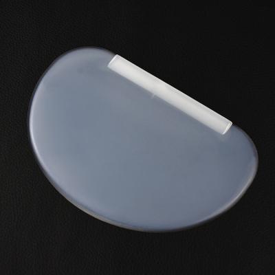 China Viable Hot Selling Soft Silicone Semicircle Cake Scraper Spatula For Baking for sale