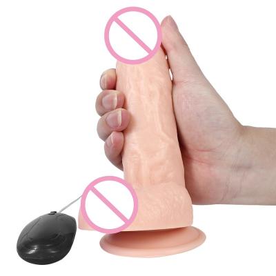 China PVC Products Female Sex Kassadin Sexy Toys Vibrate PVC Dildos Dildo Vibrator For Women for sale