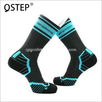 China Color Antibacterial Breathable Design Sublimated Sports Socks Men Cotton Riding Long Recycling Socks For India for sale