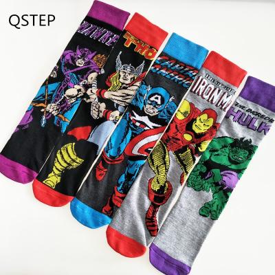 China Sports manufacturers wholesale happy personality cartoon fashion cartoon socks for men for sale