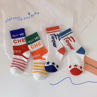 China Wholesale QUICK DRY Fashion Monogram Socks Baby Boys and Girls Students Baby Kids Tube Socks for sale