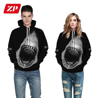 China Anti-wrinkle autumn/winter 3D printed shark Hoodie for women hoodie head loose plus size FB anime hoodie for sale