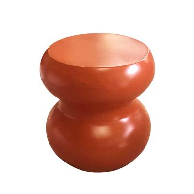 China Modern Modern Home Leisure Round Small Stool Fiberglass Shoe Stool for sale