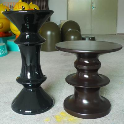 China Unique Design Fibreglass manual mold coffee table bar table two size selection commercial usage or home living room decoration for sale