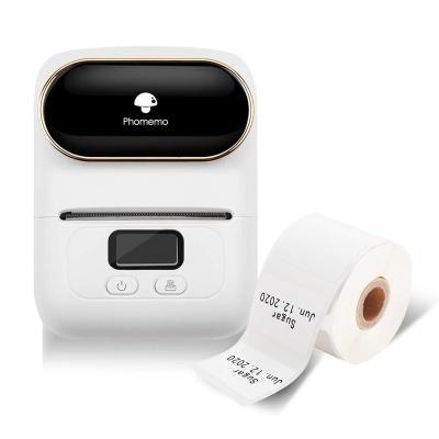 China New Label Printer M110 Portable Barcode Printer Thermal Label Maker Printer for phone/MAC/Android 20-50mm for sale