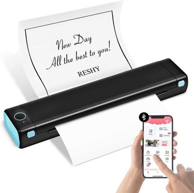 China Phomemo M08F Reactive Paper Small Office HD 216mm Portable Inkless 216mm Responsive Paper Small Mini Working Thermal Mobile A4 Document Printer for sale