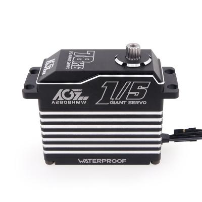 China RC Model AGFRC A280BHMW Super Giant Torque HT 78KG 0.082Sec wp Brushless Servo Metal Case RC Model AGFRC A280BHMW For 1/5 Model Vehicles for sale