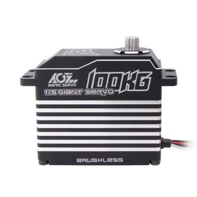 China RC Model A280BVSW 5th Scale Magnetic Waterproof Mega Torque 3S 100KG 0.10Sec Giant Brushless Servo RC Model Servo For Big Models for sale