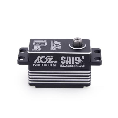 China RC Hobby AGFRC SA19 19kg Torque Digital Low Profile Intelligent Programmable Brushless Servo For RC Car for sale