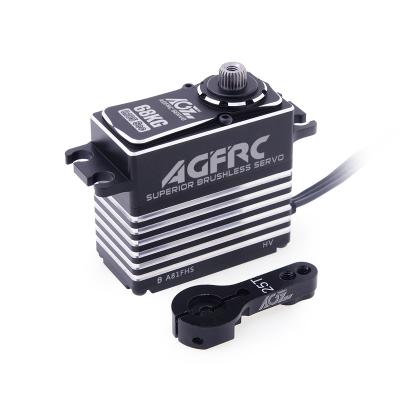 China RC Model Fast Speed ​​A81FHS 68KG 0.105Sec HT Programmable Brushless Steering Servo Motor for RC Off-Road Airplanes for sale