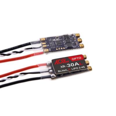 China RC Model AGFrc Blheli _S 4S Dshot 30A XR-30AL 4.5g Speed ​​Controller ESC For FPV Racing Drone for sale